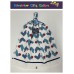 Crochet Top Hand Towel / Tea Towel - Blue Roosters Crochet Top Hand Towel / Tea Towel - Blue Roosters